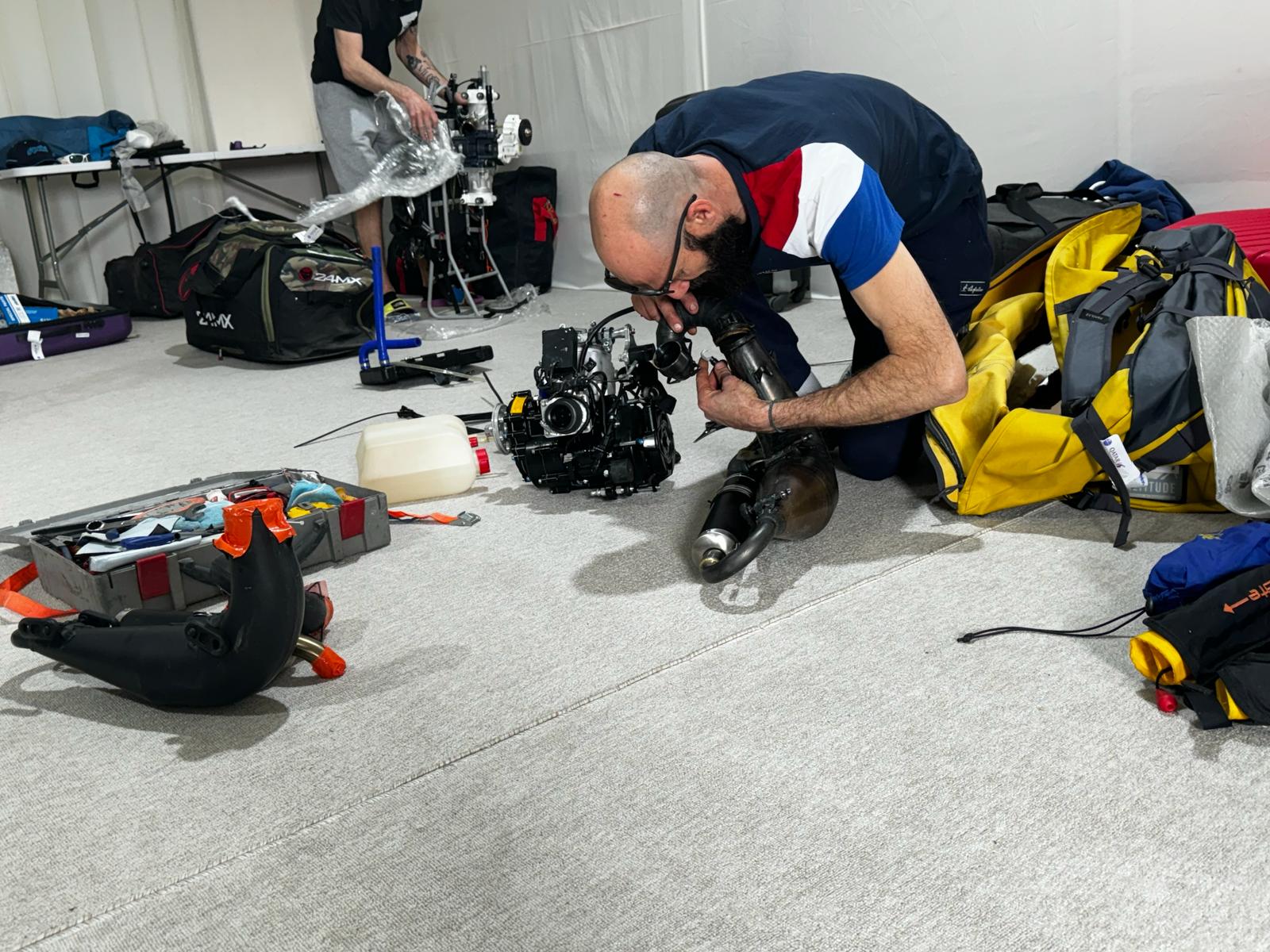 Day 1: Assembling the machines and checking documents